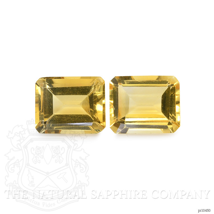 7.70 Ct.Tw. Citrine Pair from Brazil