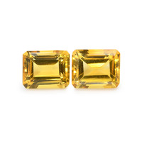 9.00 Ct.Tw. Emerald Citrine Pair