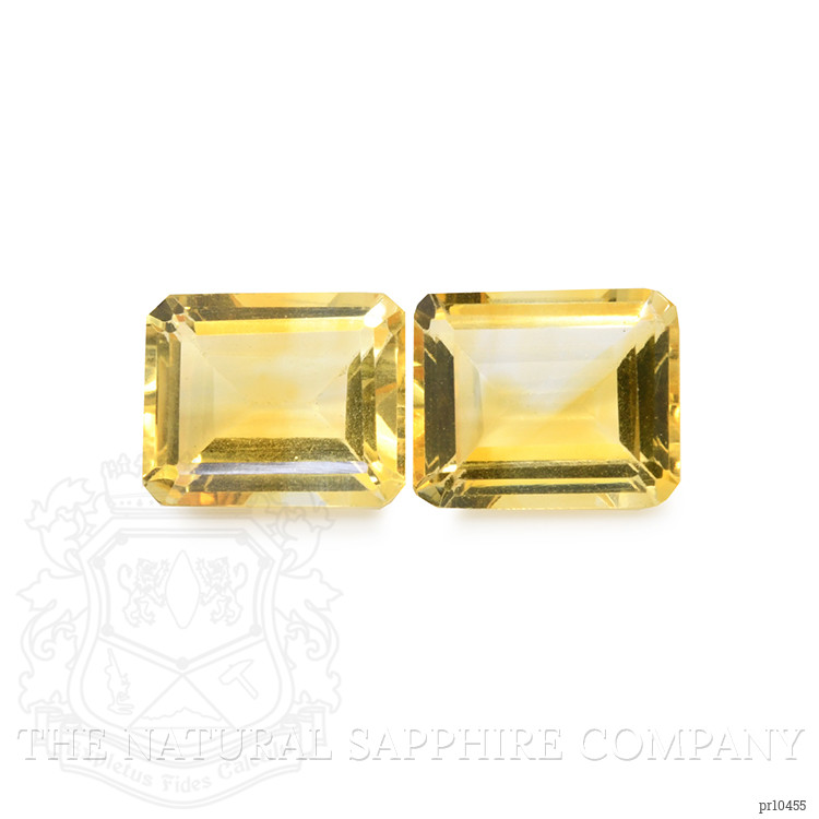 7.57 Ct.Tw. Citrine Pair from Brazil