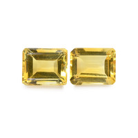 8.40 Ct.Tw.Total Carat Weight Citrine Pair from Brazil Image