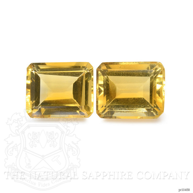 8.43 Ct.Tw. Citrine Pair from Brazil
