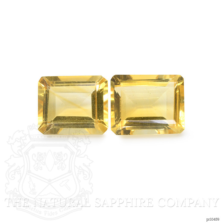 7.85 Ct.Tw. Citrine Pair from Brazil