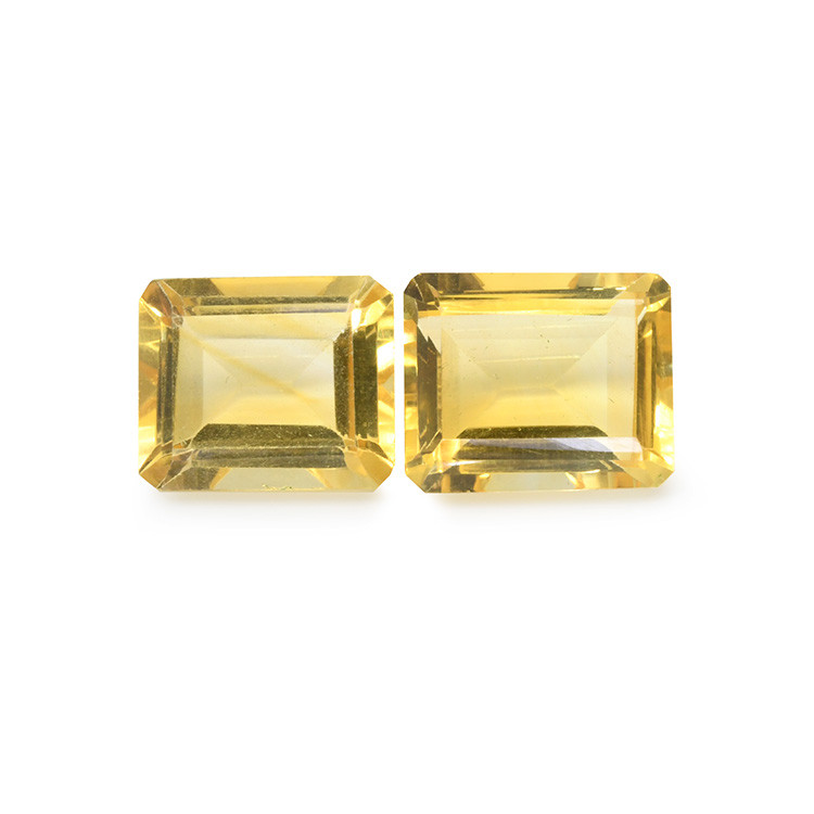 7.85 Ct.Tw. Citrine Pair from Brazil