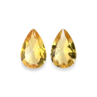 8.37 Ct.Tw.Total Carat Weight Citrine Pair from Brazil Video