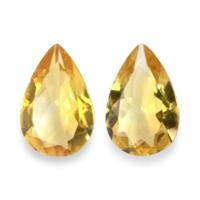 8.37 Ct.Tw.Total Carat Weight Citrine Pair from Brazil Video