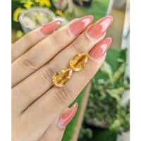 8.37 Ct.Tw.Total Carat Weight Citrine Pair from Brazil Life Style