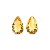 7.14 Ct.Tw.Total Carat Weight Citrine Pair from Brazil Video