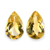 10.16 Ct.Tw.Total Carat Weight Citrine Pair from Brazil Video