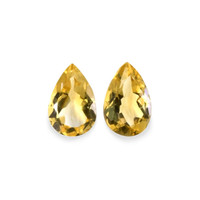 10.16 Ct.Tw.Total Carat Weight Citrine Pair from Brazil Video