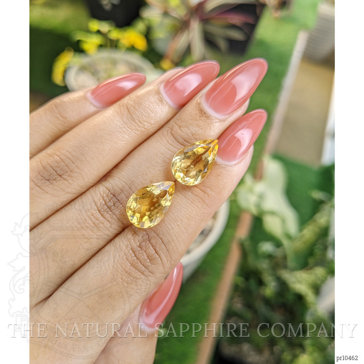10.16 Ct.Tw. Citrine Pair from Brazil
