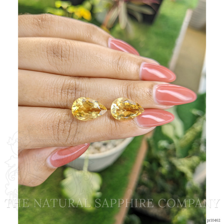 10.16 Ct.Tw. Citrine Pair from Brazil