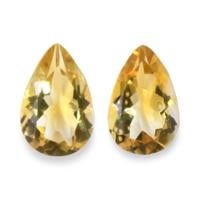 9.47 Ct.Tw.Total Carat Weight Citrine Pair from Brazil Video