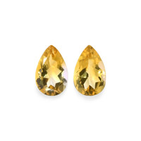 9.82 Ct.Tw.Total Carat Weight Citrine Pair from Brazil Video