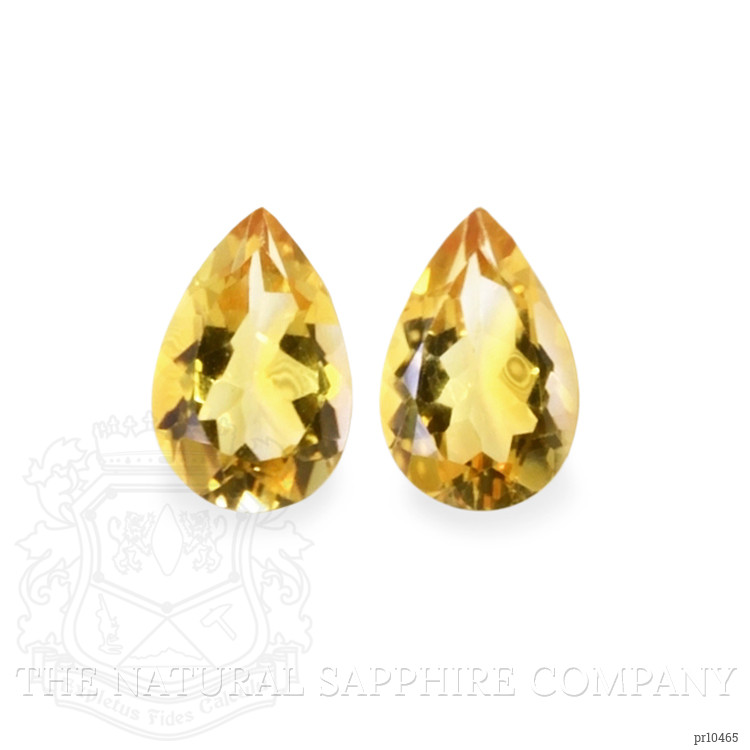 9.56 Ct.Tw. Citrine Pair from Brazil