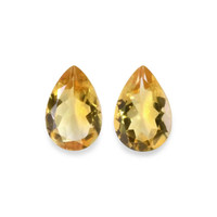 8.99 Ct.Tw.Total Carat Weight Citrine Pair from Brazil Video