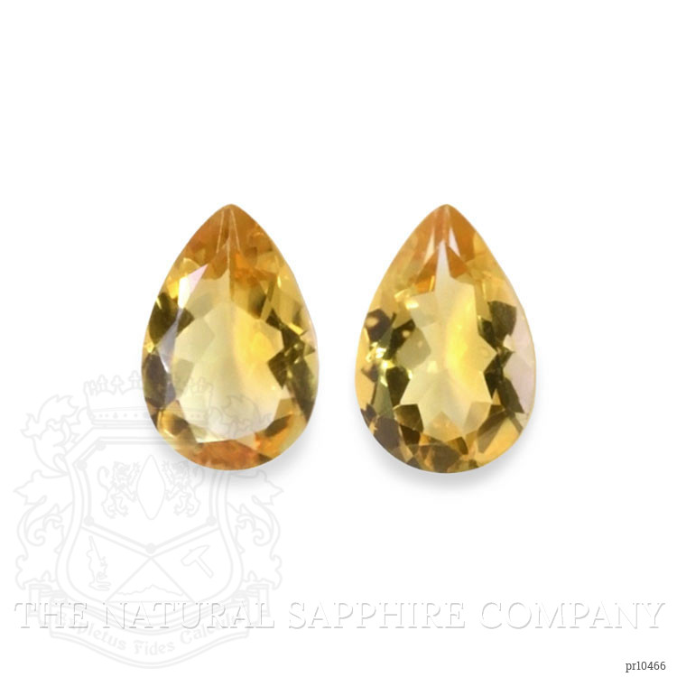 8.99 Ct.Tw. Citrine Pair from Brazil