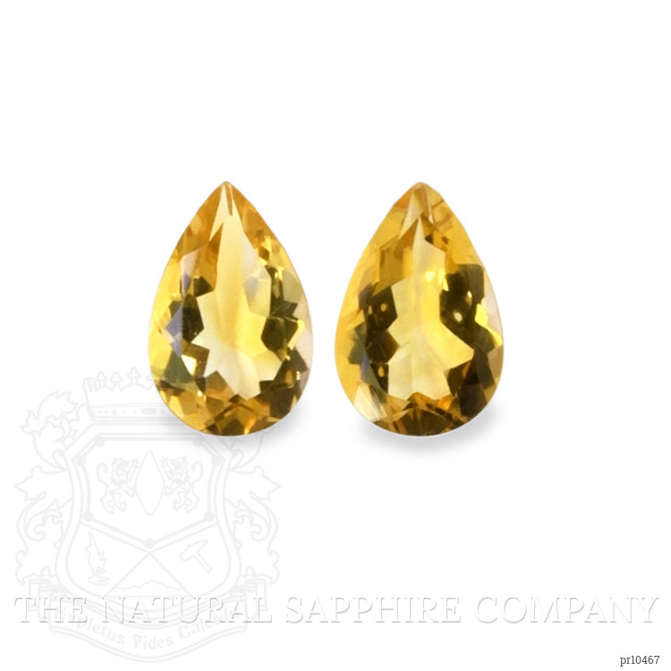 9.30 Ct.Tw. Citrine Pair from Brazil