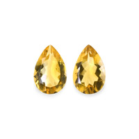 8.73 Ct.Tw.Total Carat Weight Citrine Pair from Brazil Video