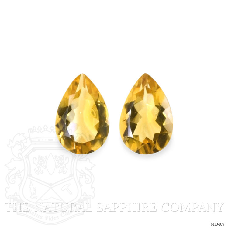 8.73 Ct.Tw. Citrine Pair from Brazil
