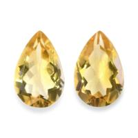 9.07 Ct.Tw.Total Carat Weight Citrine Pair from Brazil Video