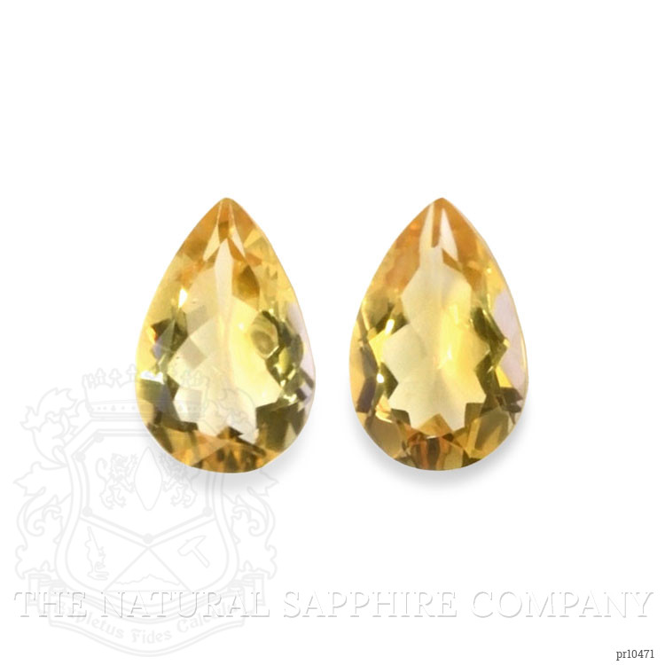 9.07 Ct.Tw. Citrine Pair from Brazil
