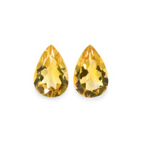 9.00 Ct.Tw.Total Carat Weight Citrine Pair from Brazil Video