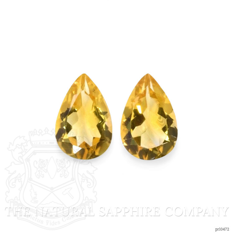 9.00 Ct.Tw. Citrine Pair from Brazil