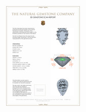 9.00&nbsp;Ct.Tw.Total Carat Weight Citrine Pair from Brazil 3 D Scan Report