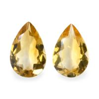 8.06 Ct.Tw.Total Carat Weight Citrine Pair from Brazil Video