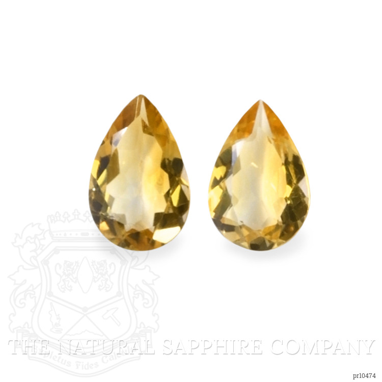 8.06 Ct.Tw. Citrine Pair from Brazil