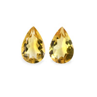 8.52 Ct.Tw.Total Carat Weight Citrine Pair from Brazil Video