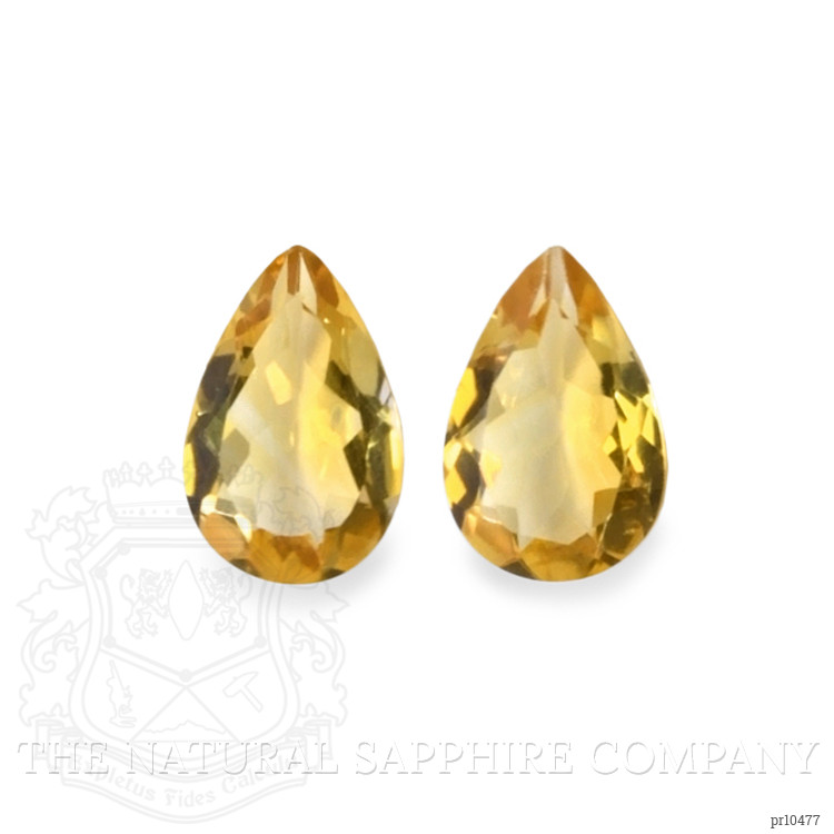 8.55 Ct.Tw. Citrine Pair from Brazil