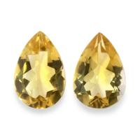 9.05 Ct.Tw.Total Carat Weight Citrine Pair from Brazil Video