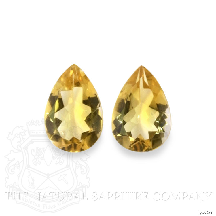 9.05 Ct.Tw. Citrine Pair from Brazil