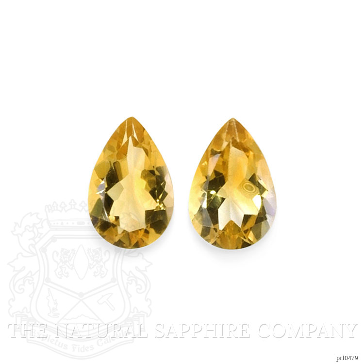 9.68 Ct.Tw. Citrine Pair from Brazil
