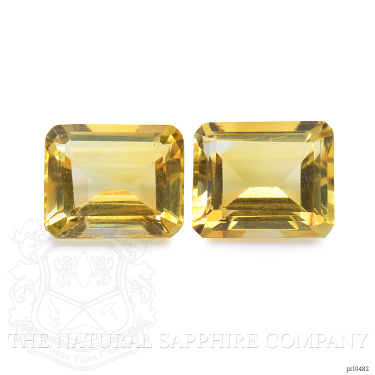 8.67 Ct.Tw. Citrine Pair from Brazil