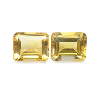 8.68 Ct.Tw. Emerald Citrine Pair
