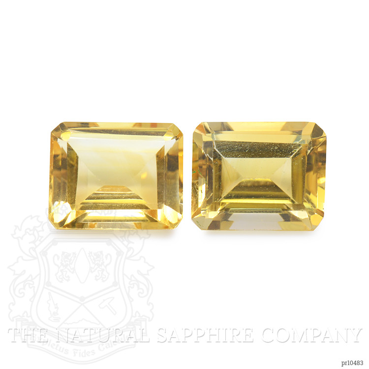 8.68 Ct.Tw. Citrine Pair from Brazil