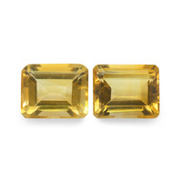 8.16 Ct.Tw.Total Carat Weight Citrine Pair from Brazil Image