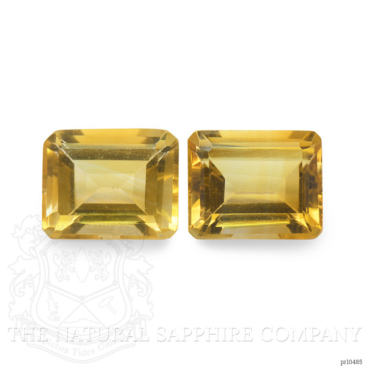 8.16 Ct.Tw. Citrine Pair from Brazil