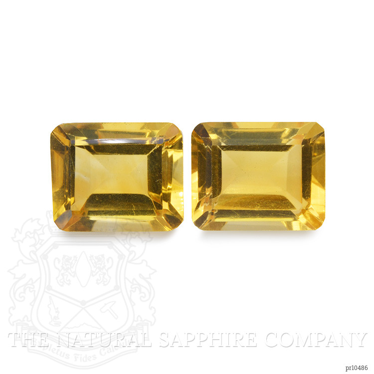 8.31 Ct.Tw. Citrine Pair from Brazil