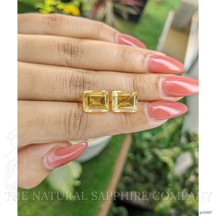 9.05 Ct.Tw. Citrine Pair from Brazil