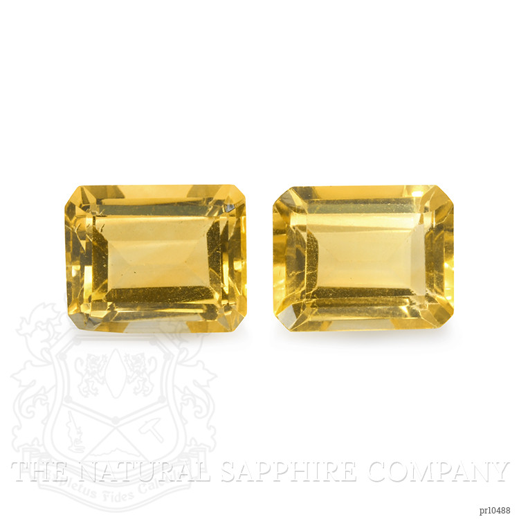 8.57 Ct.Tw. Citrine Pair from Brazil