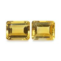8.97 Ct.Tw.Total Carat Weight Citrine Pair from Brazil Image