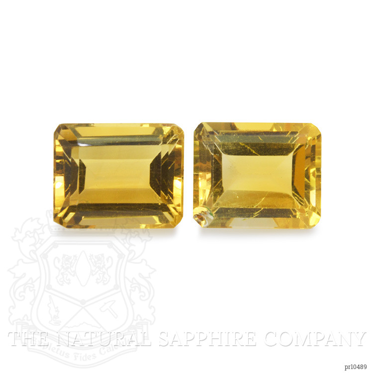 8.97 Ct.Tw. Citrine Pair from Brazil