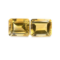 8.61 Ct.Tw. Emerald Citrine Pair