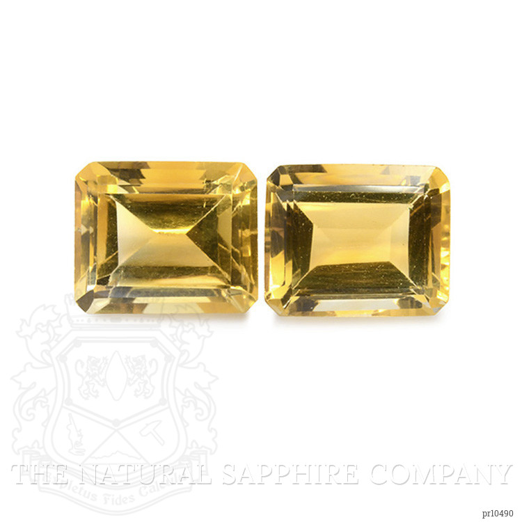 8.61 Ct.Tw. Citrine Pair from Brazil
