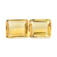 7.42 Ct.Tw.Total Carat Weight Citrine Pair from Brazil Image