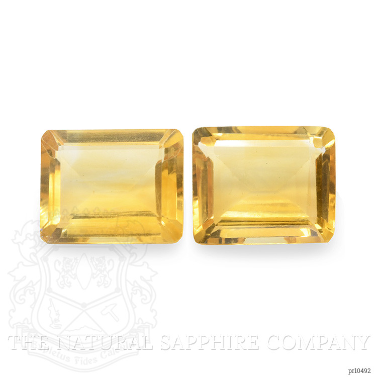 7.27 Ct.Tw. Citrine Pair from Brazil