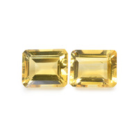 8.44 Ct.Tw. Emerald Citrine Pair